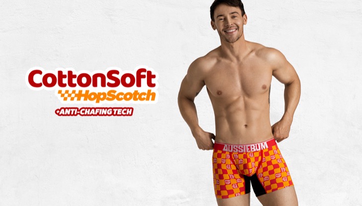 Boxerky AussieBum CottonSoft 2.0 Hopscotch Yellow1 - kópia_729px